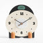 wozoom Silent Wooden Table Clock Modern Small Mantel Clock(Orange Green) - British D'sire