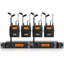 XTUGA RW2080 UHF Wireless Stage Singer In - Ear Monitor System 4 BodyPacks(US Plug) - British D'sire