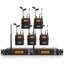 XTUGA RW2080 UHF Wireless Stage Singer In - Ear Monitor System 5 BodyPacks(EU Plug) - British D'sire