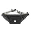 YIPINU YPU - DS Fashion Chest Bag Messenger Bag Waist Bag Waterproof Sports Mobile Phone Bag with External USB Port(Black) - British D'sire