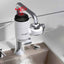 Zoosen Electric Hot Water Faucet Connection Type Instant Hot Water Faucet EU Plug, Style:White - British D'sire