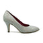 Zut - White -Silver Square