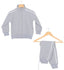16Sixty Kids Contrast Zipper Tracksuit Grey & White - Kids Hoodies and Sweatshirts - British D'sire