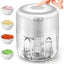 250ML Electric Garlic Food Chopper Vegetable Chopper Grinder Blender Crusher - Kitchen Accessories - British D'sire