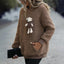 BoHocache Camel Thick Hooded Anti-Stress Reusable Sweatshirt - Womens Hoodies & Sweatshirts - British D'sire