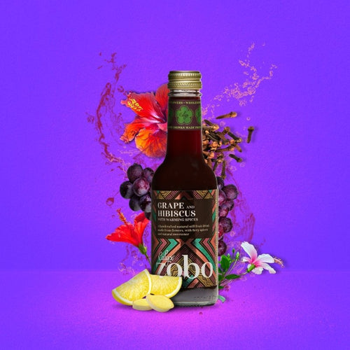 Calyx Zobo Original Grape & Hibiscus 250ml Drinks Case Of 12