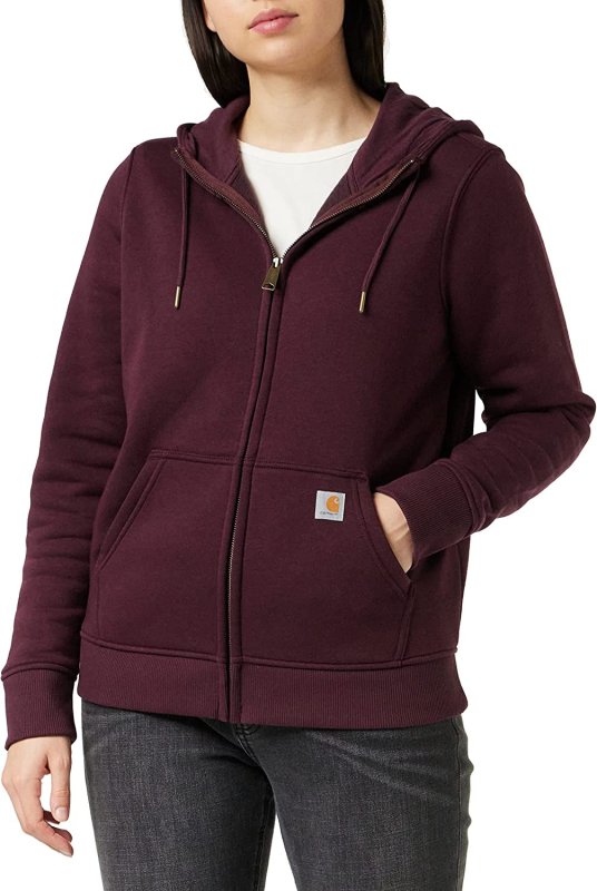 Carhartt Women S Relaxed Fit Midweight Full Zip Sweatshirt Hoody British D sire