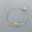 Clover 24K Gold Plated Seashell Bracelet | Golden Bracelet | Gift Idea | Shell Bracelet | Gift Jewellery | Gold Woman Jewellery - Bracelet - British D'sire