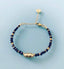 Clover Amulet and Hematite Bracelet | Women's Magic Talisman Bracelet | 24k Gold Plated Heishi Beads | Golden Bracelet - Bracelet - British D'sire