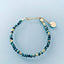 Clover Green Jade Bead Bracelet | Women's Gourmet Bracelet | Magical Natural Stones and 24K Gold Plated heishi Beads - Bracelet - British D'sire