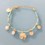 Clover Women's gourmets Gold Plated Sand Bracelet | Gold Bracelet | Sand Dollar Bracelet | Gift Jewelry | Gold Women's Jewelry - Bracelet - British D'sire