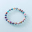 Clover Women's Lithotherapy Bracelet in Jasper Beads and Gold Heishi Beads - Bracelet - British D'sire