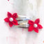 Flower Hair Clips- 3 Pack - Kids Headwear - British D'sire
