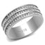 Jewellery Kingdom 7mm CZ Silver Stainless Steel Ladies Wedding Full Eternity Ring Band - Jewelry Rings - British D'sire