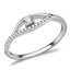 Jewellery Kingdom Cubic Zirconia 1 CT Solitaire Accents Stainless Steel Elegant Pretty Ladies Ring - Jewelry Rings - British D'sire
