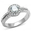 Jewellery Kingdom Cubic Zirconia Solitaire Accents 1.50 CT Stainless Steel Silver Elegant Ladies Ring - Jewelry Rings - British D'sire