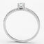 Jewellery Kingdom Cubic Zirconia Sterling Silver 925 Engagement 3/4 CT Solitaire Ladies Silver Ring - Jewelry Rings - British D'sire