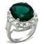 Jewellery Kingdom Emerald Oval Ladies Dress 6 Carat Ring (Green) - Jewelry Rings - British D'sire