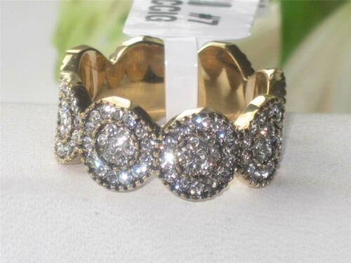 Jewellery Kingdom Full Eternity Band Circles 18 CT Ring (Gold) - Jewelry Rings - British D'sire
