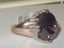 Jewellery Kingdom Ladies Amethyst Rose Gold Cushion Cut Cubic Zirconia 20 Carat 14kt Ring (Purple) - Jewelry Rings - British D'sire