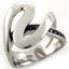 Jewellery Kingdom Ladies Amethyst Swirl Sterling Silver CZ Comfort Contemporary Ring (Purple) - Jewelry Rings - British D'sire