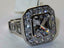 Jewellery Kingdom Ladies Baguettes Emerald Radiant Cut Sparkling Bezel Rhodium Ring (Silver) - Rings - British D'sire