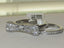Jewellery Kingdom Ladies Bow Set Cz Engagement Wedding Stainless Steel Band Ring (Silver) - Jewelry Rings - British D'sire