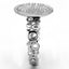 Jewellery Kingdom Ladies Circle Cubic Zirconia Sterling Silver Pave Super Handmade Ring - Jewelry Rings - British D'sire