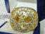 Jewellery Kingdom Ladies Cocktail Pave Dome Ring (Gold) - Rings - British D'sire