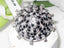 Jewellery Kingdom Ladies Cocktail White CZ Big Sparkling Statement Rhodium Silver Ring (Black) - Jewelry Rings - British D'sire
