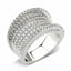 Jewellery Kingdom Ladies Cubic Zirconia Comfort Sparkling Band (Silver) - Jewelry Rings - British D'sire