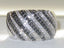 Jewellery Kingdom Ladies Cubic Zirconia Pave Set Sparkling Rhodium Cocktail Chunky Ring (Black & Silver) - Jewelry Rings - British D'sire