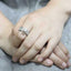 Jewellery Kingdom Ladies Cz 1.30 Carat Solitaire Accents Rhodium Ring (Silver) - Jewelry Rings - British D'sire