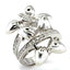 Jewellery Kingdom Ladies CZ Ring Pave Silver Rhodium - Jewelry Rings - British D'sire