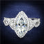 Jewellery Kingdom Ladies Engagement Marquise 2.50K Ring (Silver) - Engagement Ring - British D'sire