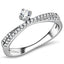 Jewellery Kingdom Ladies Engagement Solitaire Stainless Steel All Sizes No Tarnish Pretty Ring - Jewelry Rings - British D'sire