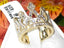 Jewellery Kingdom Ladies Gold Tiara Cz 18kt Steel Cubic Zirconia Dress Crown Ring - Jewelry Rings - British D'sire