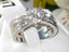 Jewellery Kingdom Ladies Heart 2ct Simulated Diamonds Stainless Steel Dress Pretty Ring (Silver) - Jewelry Rings - British D'sire
