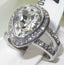 Jewellery Kingdom Ladies Pear Cz Bezel Silver Stainless Steel 8 Carat Cocktail Ring - Jewelry Rings - British D'sire