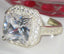 Jewellery Kingdom Ladies Princess CZ Sterling Silver 925 3ct Cubic Zirconia Ring (Silver) - Jewelry Rings - British D'sire