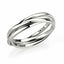 Jewellery Kingdom Ladies Russian Wedding Band Stainless Steel Ring (Silver) - Engagement Rings - British D'sire