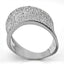 Jewellery Kingdom Ladies Silver Cz Cubic Zirconia Pave Band Wide Comfort Stamped Ring - Jewelry Rings - British D'sire