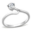Jewellery Kingdom Ladies Solitaire 1ct Cz Solitaire Stainless Steel Engagement Ring - Jewelry Rings - British D'sire