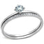 Jewellery Kingdom Ladies Solitaire Wedding Band Sterling Silver Cz 1/2 Carat Pretty Ring Set - Jewelry Rings - British D'sire