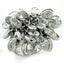 Jewellery Kingdom Ladies Sterling Silver Cocktail Stamped Charms Movable Ring - Jewelry Rings - British D'sire