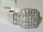 Jewellery Kingdom Ladies Sterling Silver Princess Cut Pave Clear Sparkling Stamped Ring (Silver) - Jewelry Rings - British D'sire