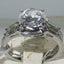 Jewellery Kingdom Ladies Wedding Engagement Set Simulated Diamonds 3k Stainless Steel Ring - Rings - British D'sire