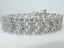 Jewellery Kingdom Ladies Wide Cubic Zirconia Statement 7 Inch Bracelet (Silver) - Bracelets & Bangles - British D'sire