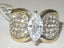 Jewellery Kingdom Marquise Cz 4 Carat Sparkling 18kt Steel Dress Realistic All Size Ring (Gold) - Jewelry Rings - British D'sire