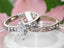 Jewellery Kingdom Marquise Cz Stainless Steel Wedding Band 2pcs Two Tone Ring Set (Rose Gold) - Jewelry Rings - British D'sire